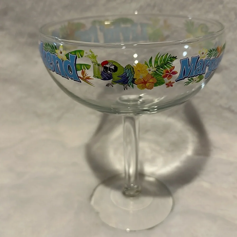 Margaritaville Margarita Glass Livin’ for the weekend